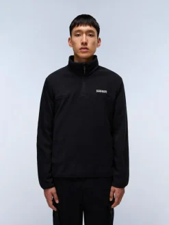 Sale Napapijri Dergana Half Zip Black Fleece