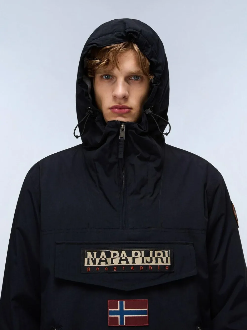 Discount Napapijri Rainforest Pockets Black Anorak