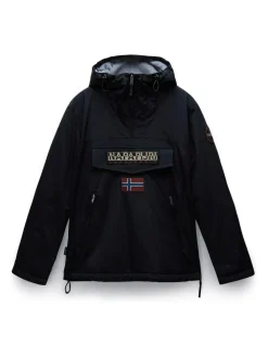 Discount Napapijri Rainforest Pockets Black Anorak