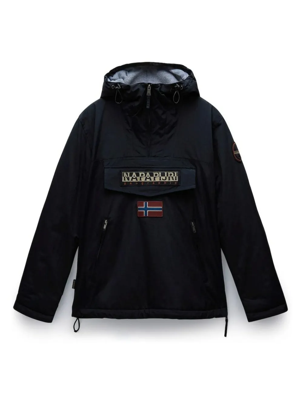 Discount Napapijri Rainforest Pockets Black Anorak