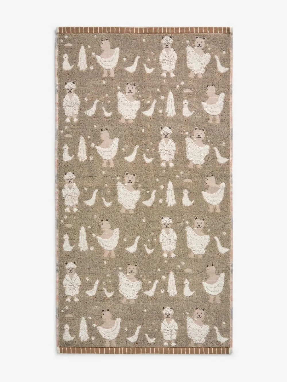 Online Next Natural 100% Cotton Bertie Woodland Spa Towel
