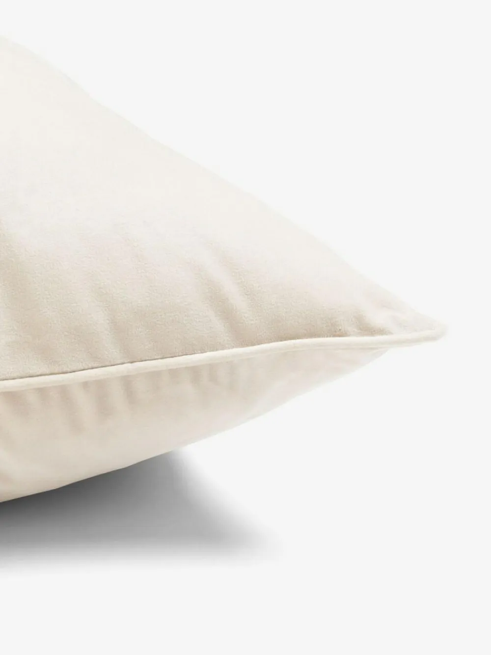 Next Natural 59 x 59cm Matte Velvet Cushion^ Cushions & Throws