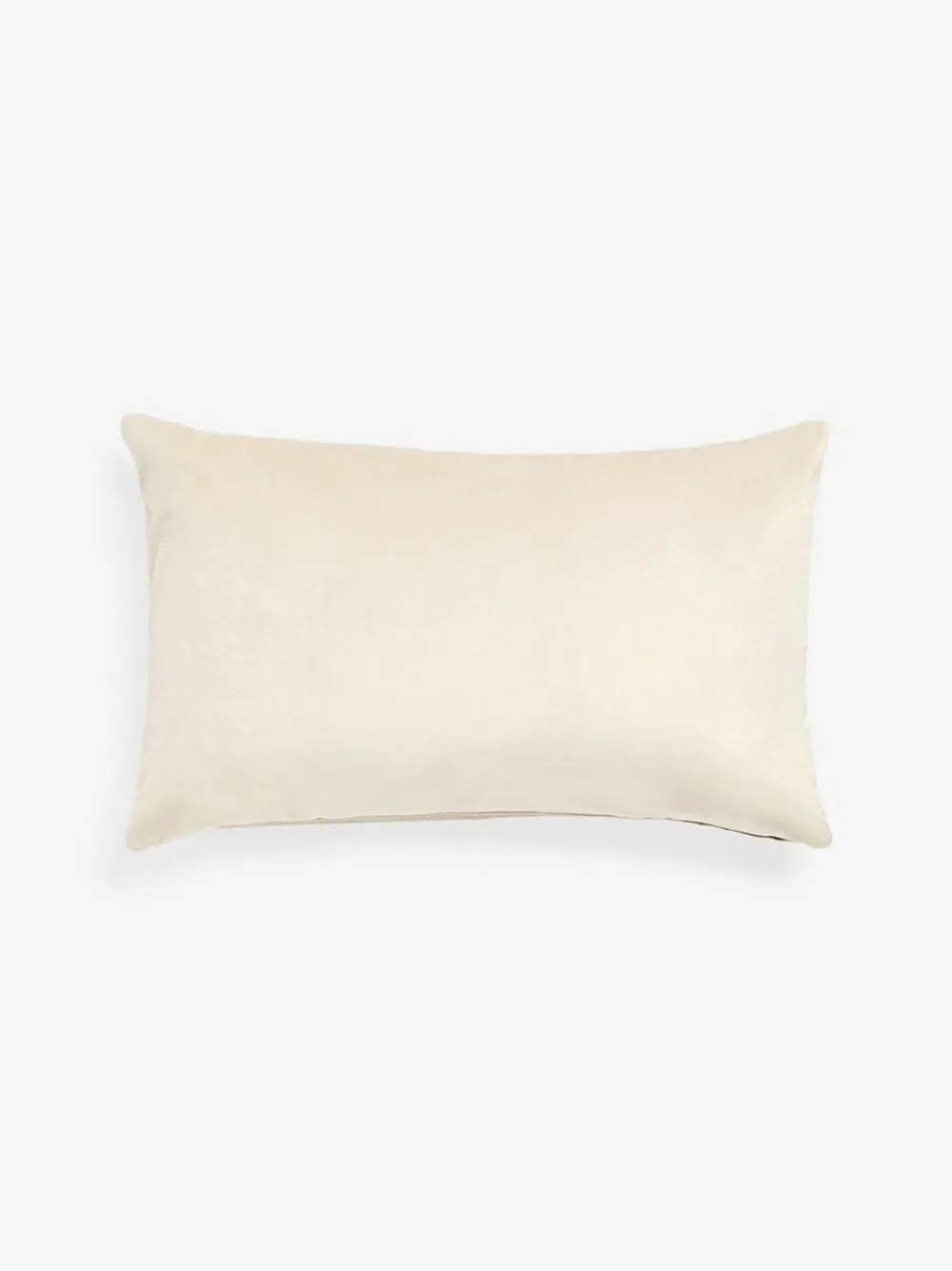 New Next Natural 40 x 59cm Matte Velvet Cushion