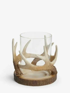 Next Natural Antler Hurricane Candle Holder^ Candle Holders & Lanterns