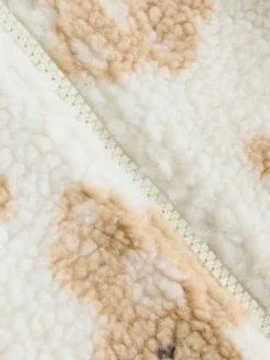 Next Natural Bear Borg All Over Printed Baby Pramsuit (0-18mths)^BOY Baby Winter Clothing|Coats, Jackets & Pramsuits