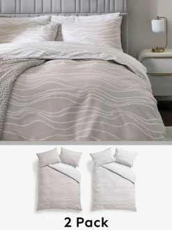 Next 2 Pack Reversible Duvet Cover and Pillowcase Set^ Bedsets & Duvet Covers