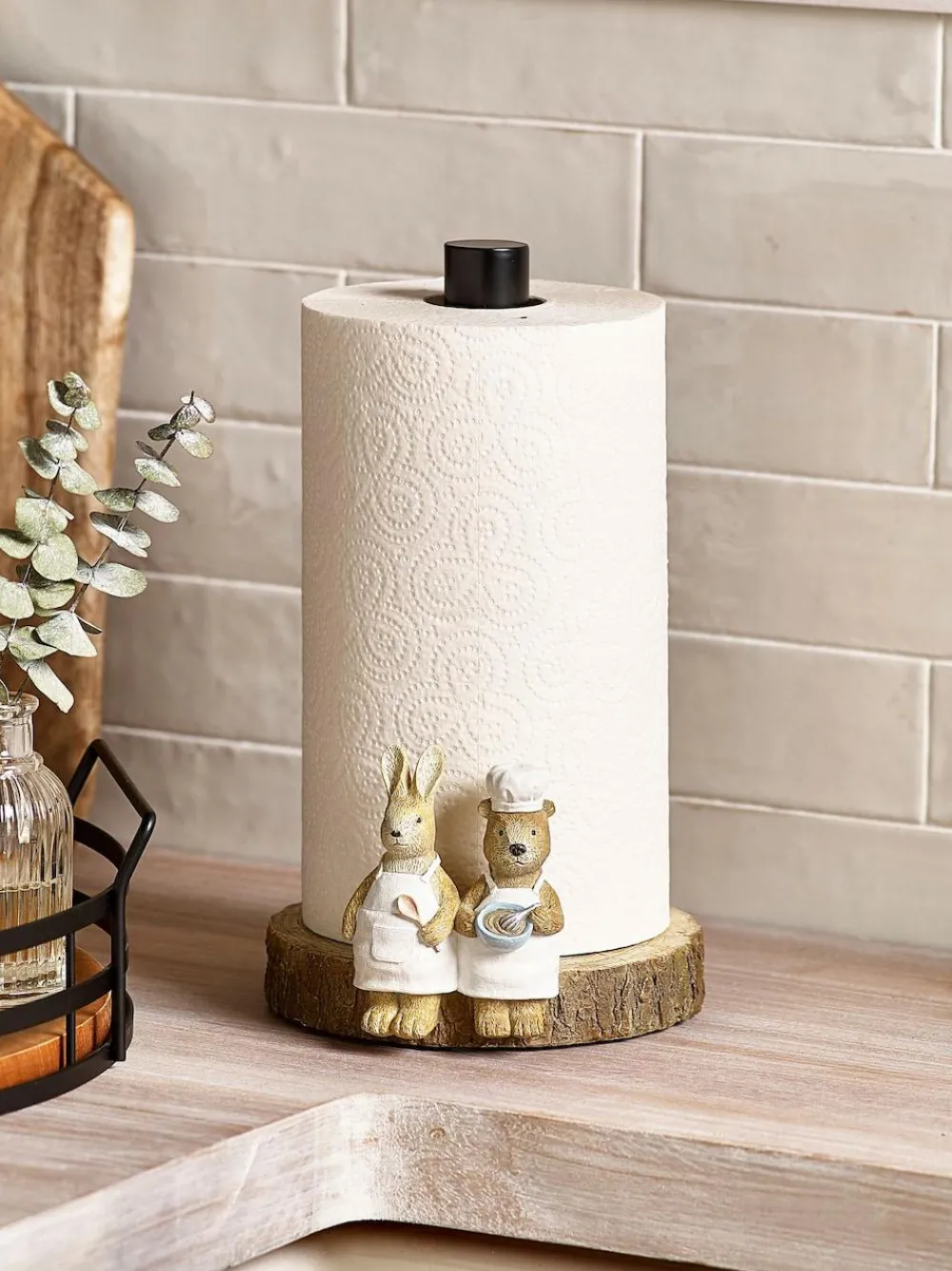 Online Next Natural Bertie And Rosie Kitchen Roll Holder