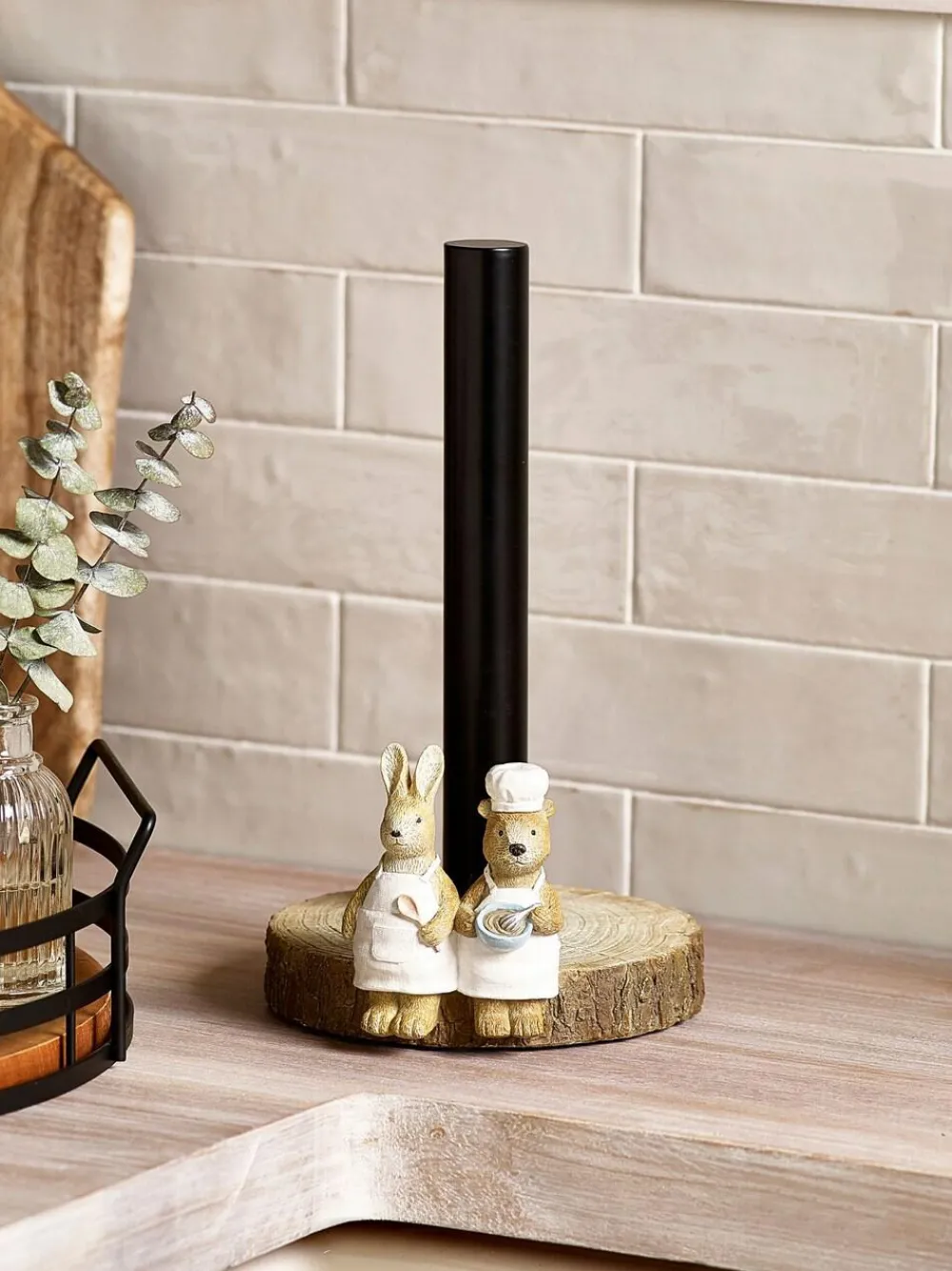 Online Next Natural Bertie And Rosie Kitchen Roll Holder