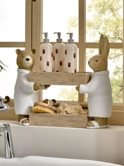 Hot Next Natural Bertie Bear and Rosie Rabbit Storage Caddy