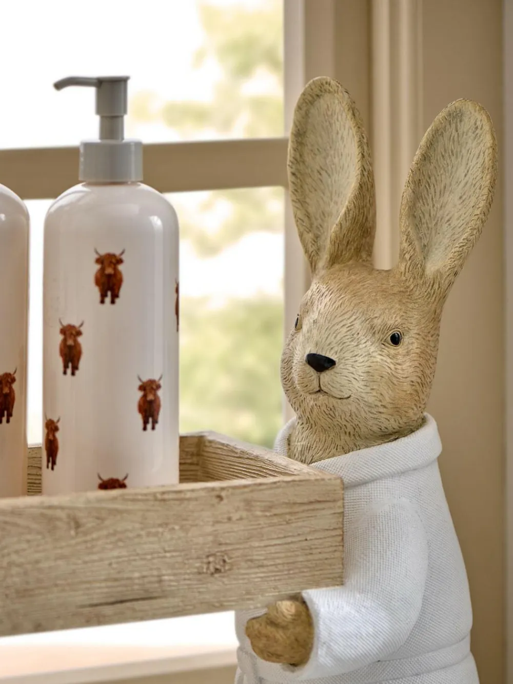 Hot Next Natural Bertie Bear and Rosie Rabbit Storage Caddy