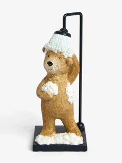Next Natural Bertie Bear Shower Bathroom Ornament^ Ornaments|Bathroom Accessories