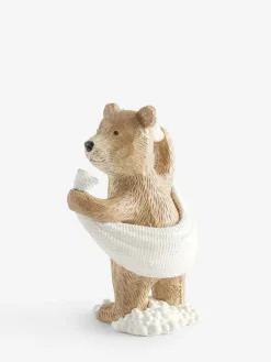 Next Natural Bertie Bear Towel Bathroom Ornament^ Ornaments|Bathroom Accessories
