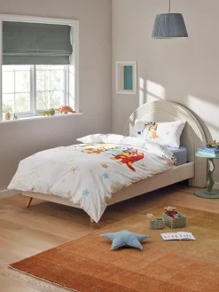 Next Natural Bluey and Friends 100% Cotton Duvet Cover and Pillowcase Set^ Childrens Bedding|Bedsets & Duvet Covers