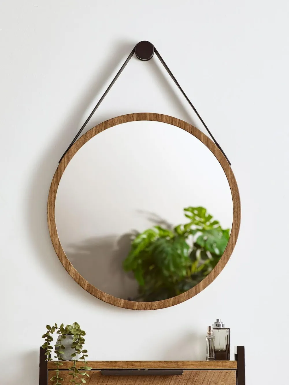 Sale Next Hanging Round Wall Mirror Natural Bronx