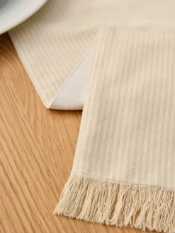 Discount Next Bronx Kitchen Table Runner Natural