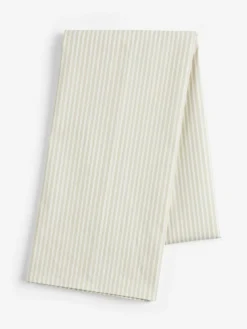 Discount Next Bronx Stripe Wipe Clean Tablecloth Natural