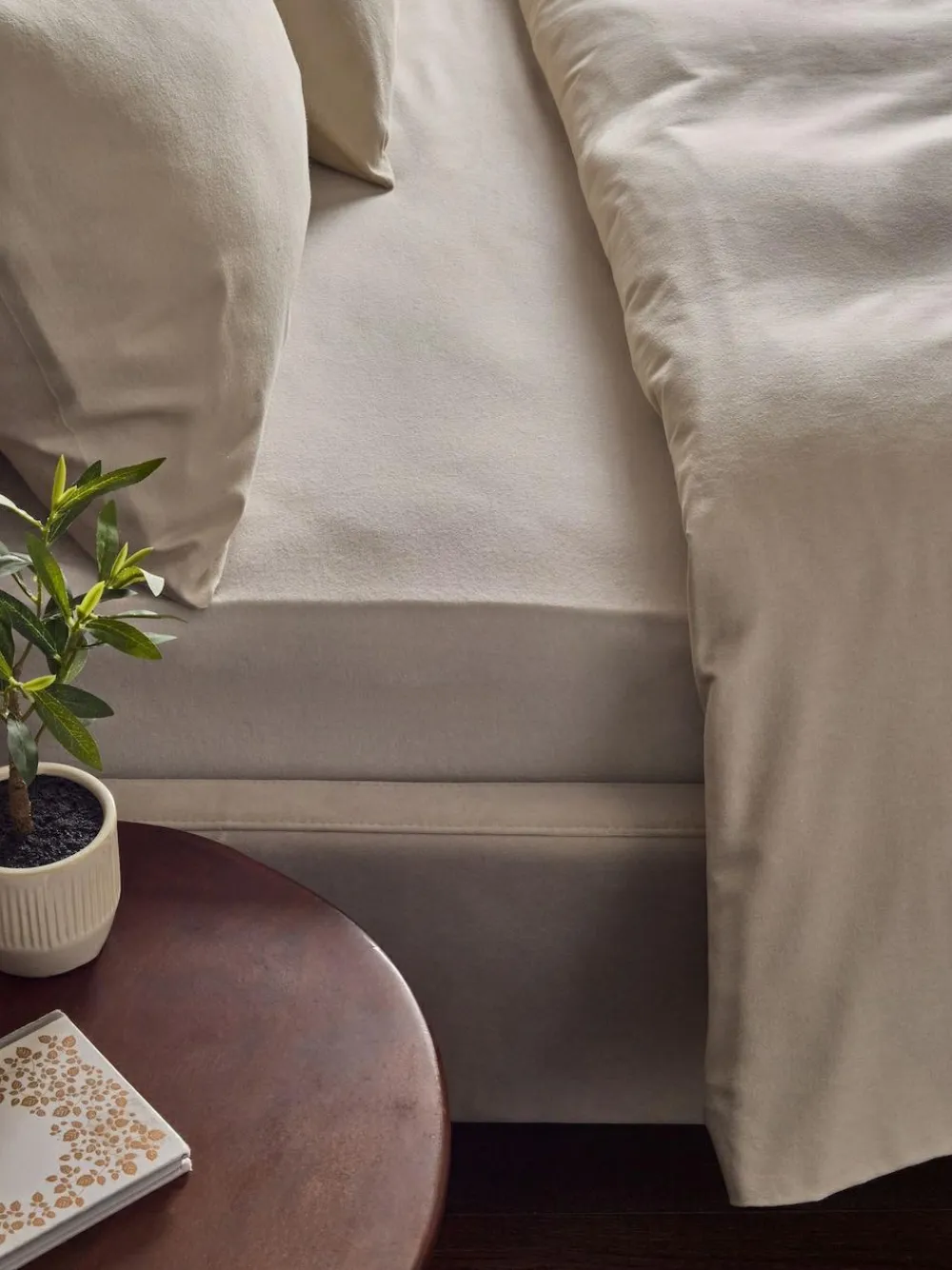 Next Natural Brushed Cotton Supersoft Deep Fitted Sheet^ Bedsheets & Pillow Cases