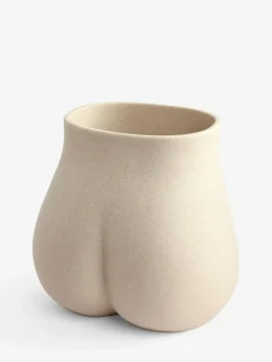 Next Natural Bum Shaped Bin^ Bathroom Accessories