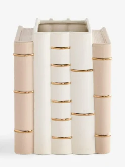 Outlet Next Natural Ceramic Books Vase