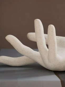 Hot Next Natural Ceramic Hand Trinket Dish Ring Holder