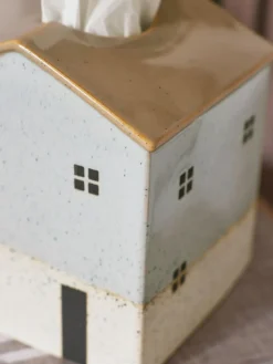 Next Natural Ceramic House Tissue Box^ Storage & Organisation|Ornaments