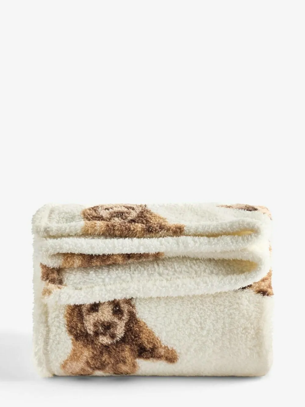 Clearance Next Natural Charlie the Cockapoo Fleece Throw