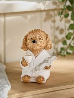 New Next Natural Charlie The Cockapoo Bathroom Ornament