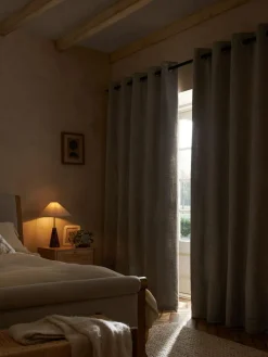 New Next Natural Cosy Texture Super Thermal Eyelet Curtains
