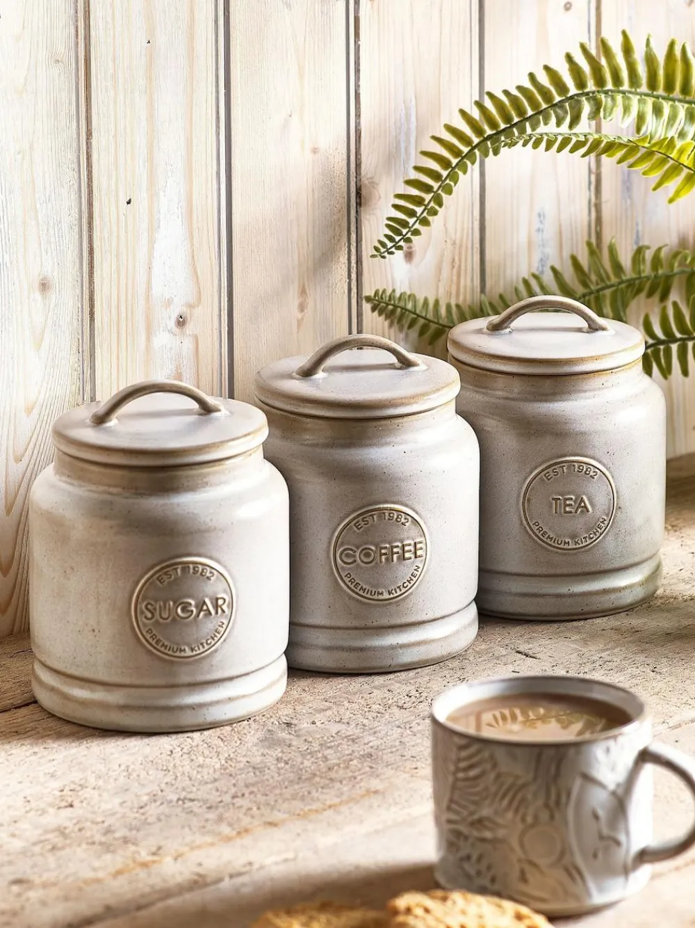 Next Country Badge Set of 3 Storage Jars^ Storage & Organisation