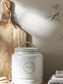 Hot Next Country Badge Treat Storage Jar Natural