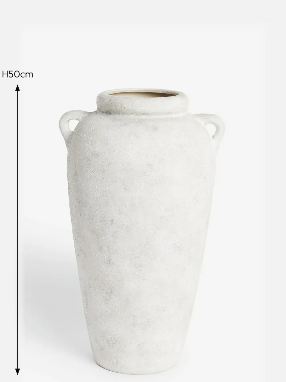 Next Natural Country Ceramic Lydford Extra Large Textured Flower Vase^ Vases