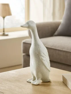 Next Natural Crackle Glaze Ceramic Runner Duck Ornament^ Ornaments