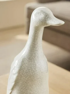 Next Natural Crackle Glaze Ceramic Runner Duck Ornament^ Ornaments