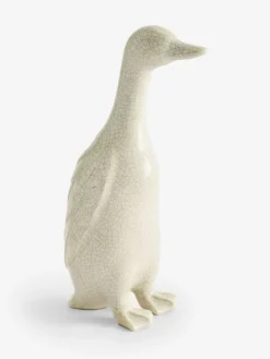 Next Natural Crackle Glaze Ceramic Runner Duck Ornament^ Ornaments