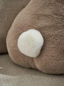 Discount Next Natural 3D Easter Bunny Faux Fur Cushion