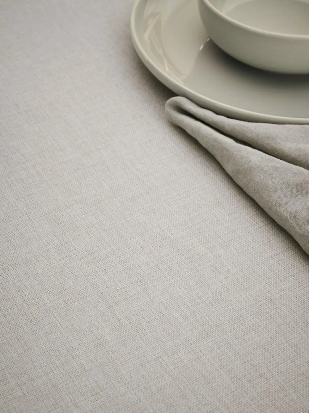 Clearance Next Natural Dalby Fringe Table Cloth