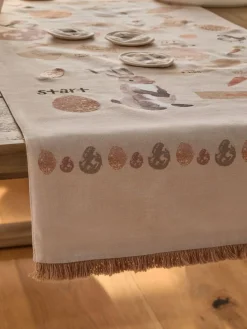 Discount Next Natural Easter Bunny Rabbit Game Dining Table Runner