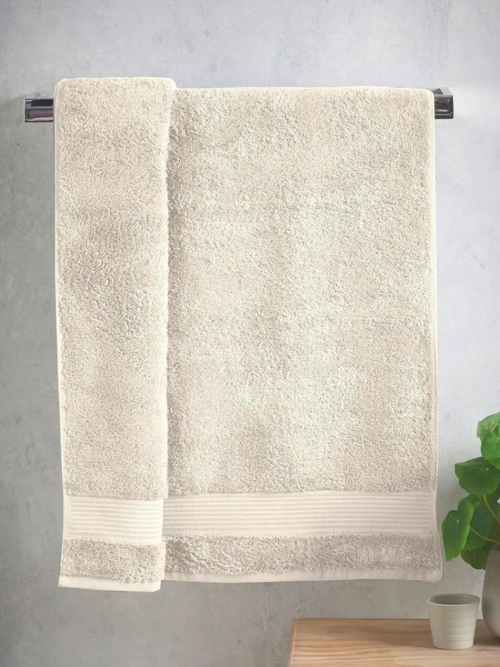 Next Natural Ecru Egyptian Cotton Towel^ Towels & Bathmats