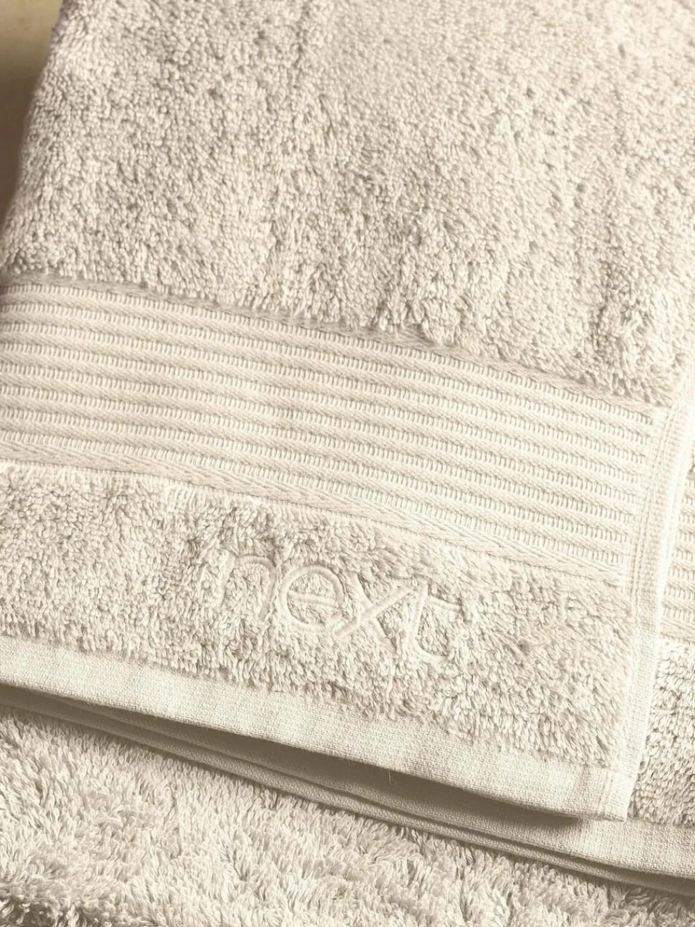 Next Natural Ecru Egyptian Cotton Towel^ Towels & Bathmats