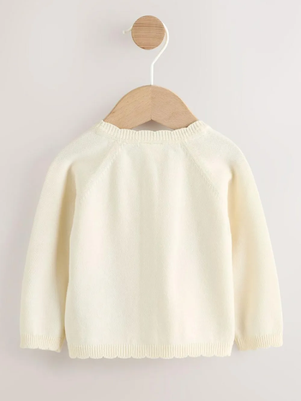 Next Natural Embroidered Baby Bunny Cardigan (0mths-3yrs)^ Baby Girls|Baby Girls