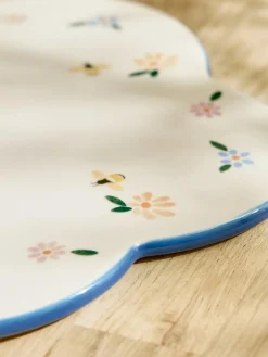 Next Natural Floral Ceramic Trivet^ Storage & Organisation