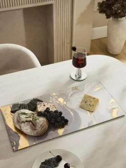 Next Natural Galaxy Glass Table Centrepiece^ Table Linen, Placemats & Coasters