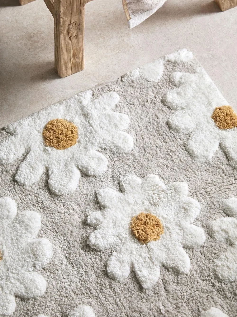 Next Daisy 100% Cotton Shower Mat^ Towels & Bathmats