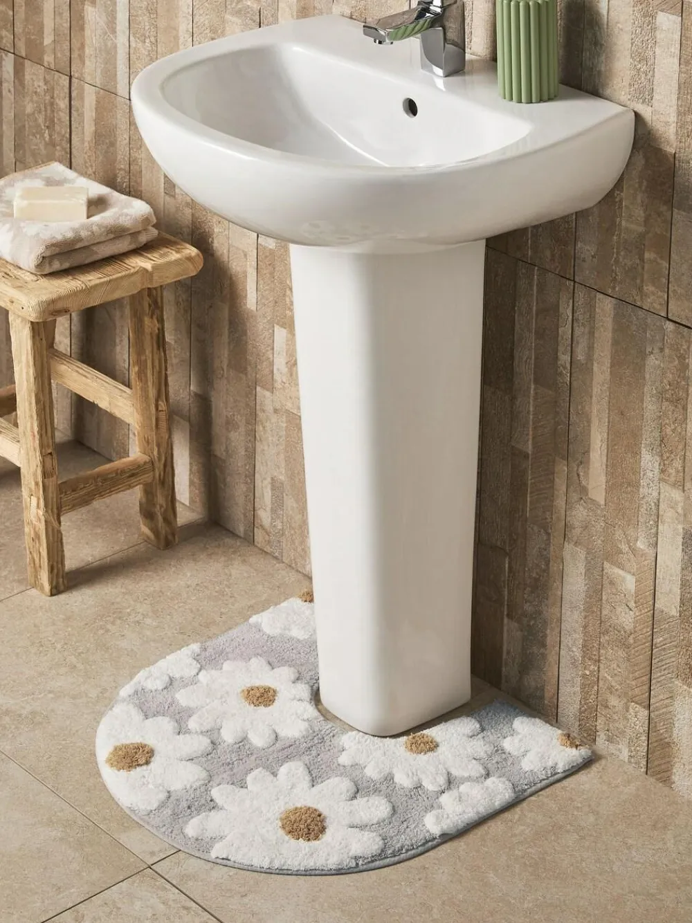 Next Daisy 100% Cotton Pedestal Mat^ Towels & Bathmats