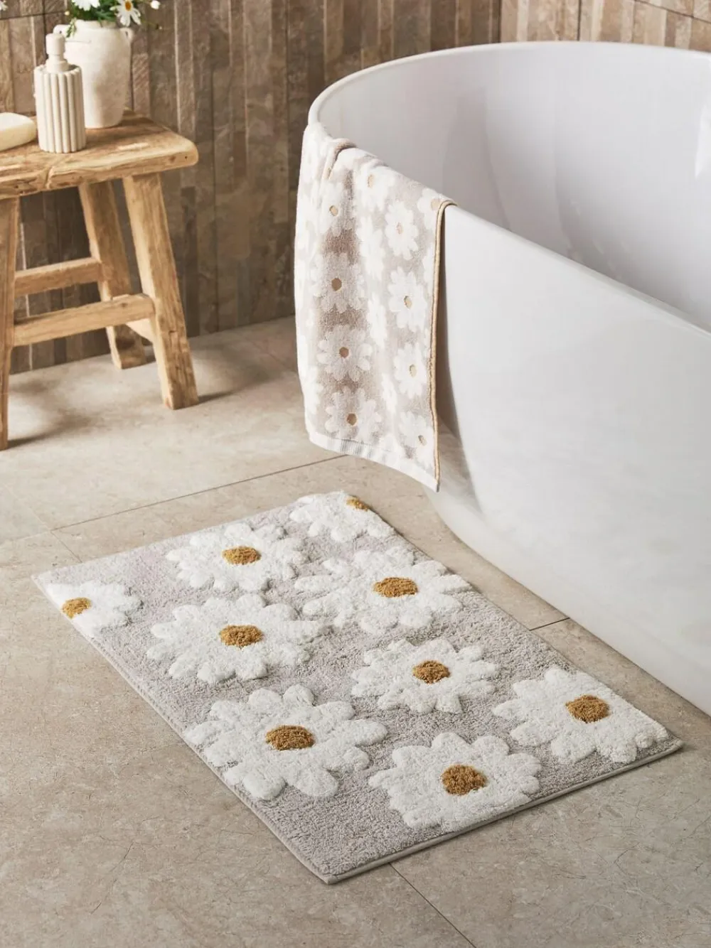 Next Daisy 100% Cotton Bath Mat^ Towels & Bathmats