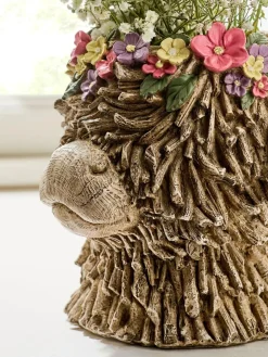Next Natural Hamish the Highland Cow Floral Vase^ Vases