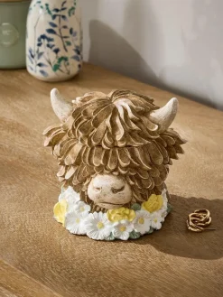 Best Next Natural Hamish The Highland Cow Trinket Pot