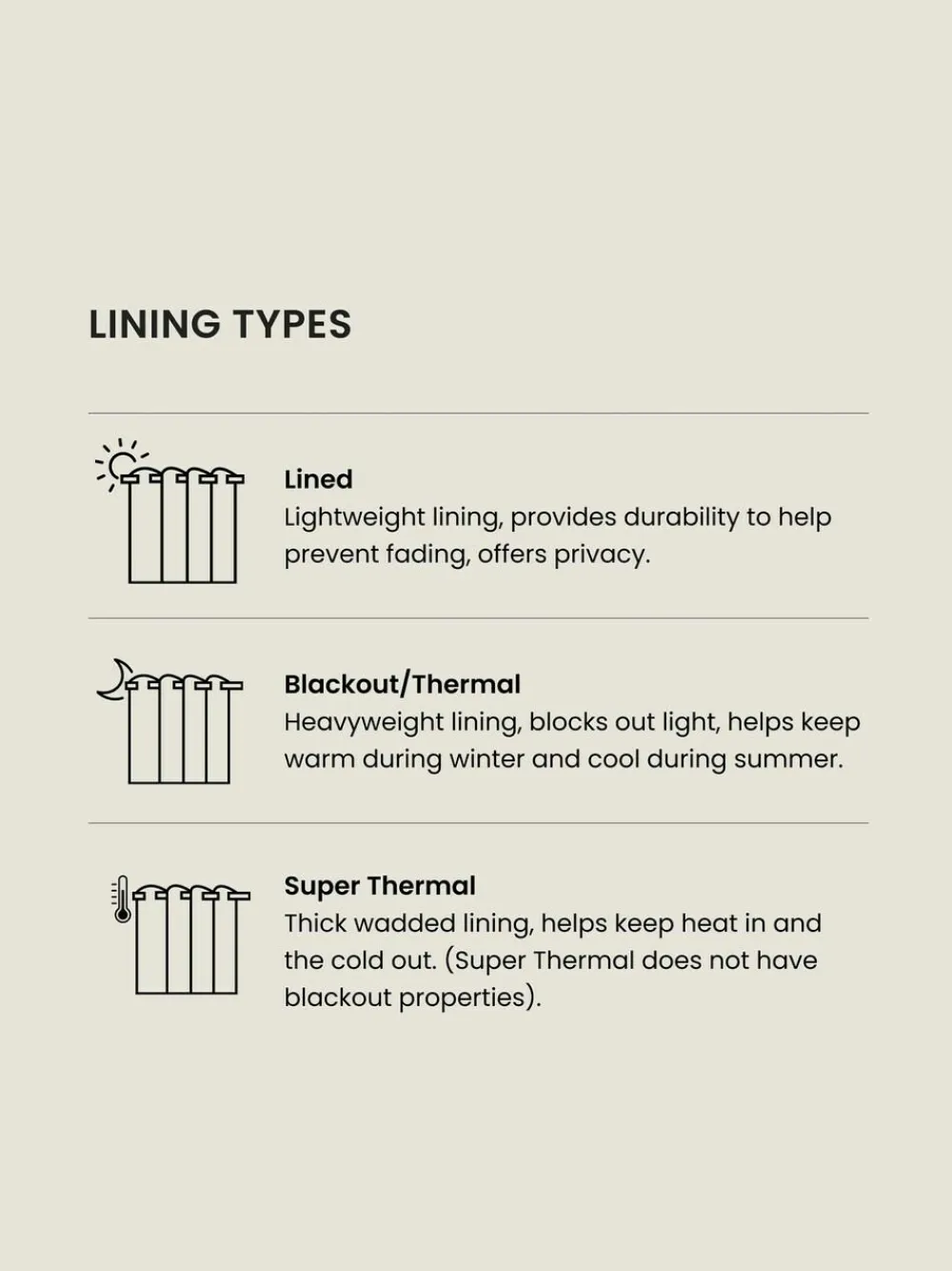 Online Next Natural Heavyweight Chenille Eyelet Super Thermal Curtains