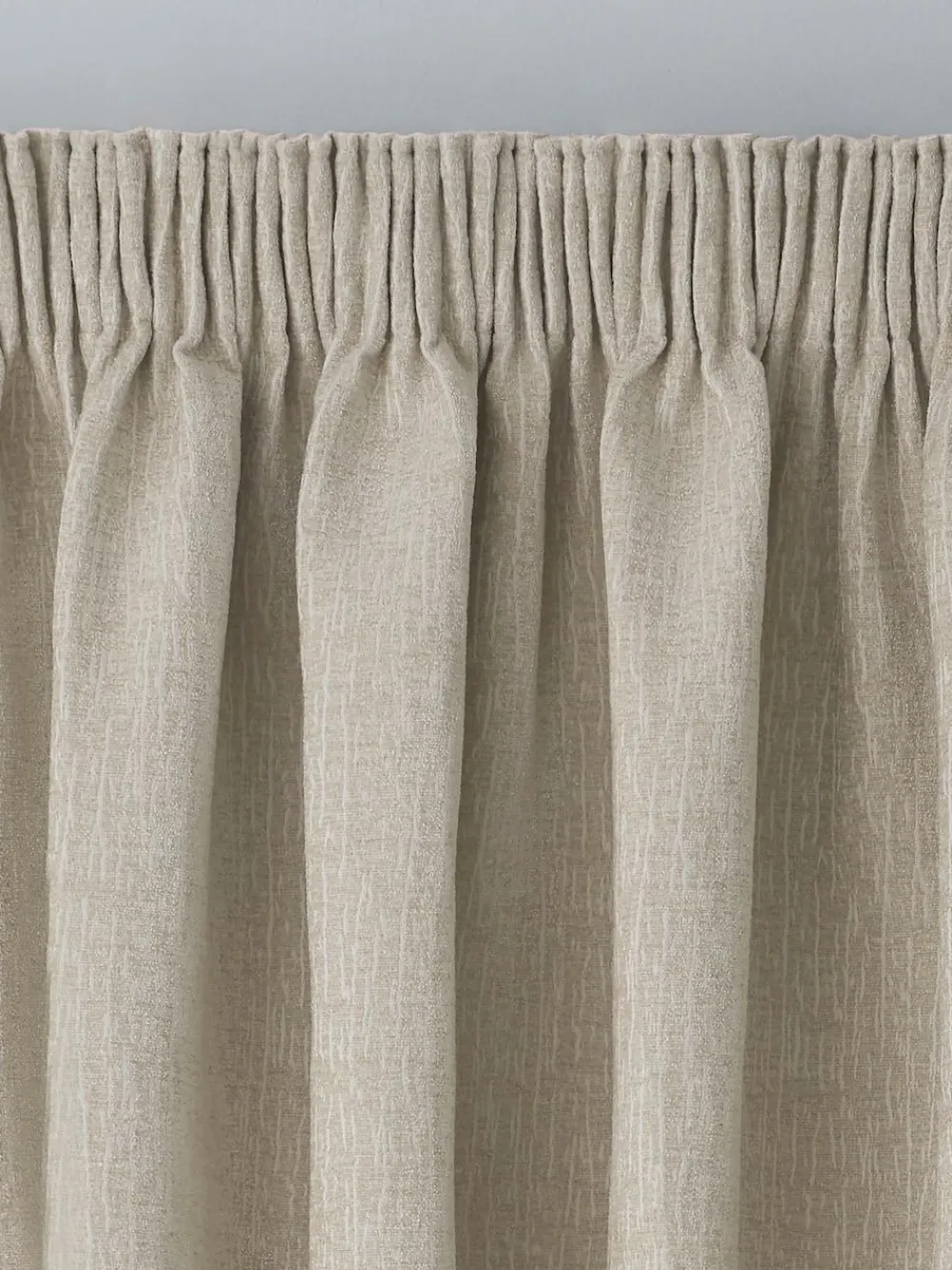Best Next Natural Heavyweight Chenille Pencil Pleat Super Thermal Curtains
