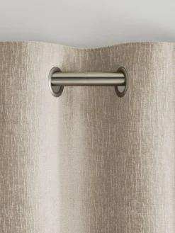Next Natural Heavyweight Chenille Eyelet Blackout/Thermal Curtains^ Curtains & Blinds